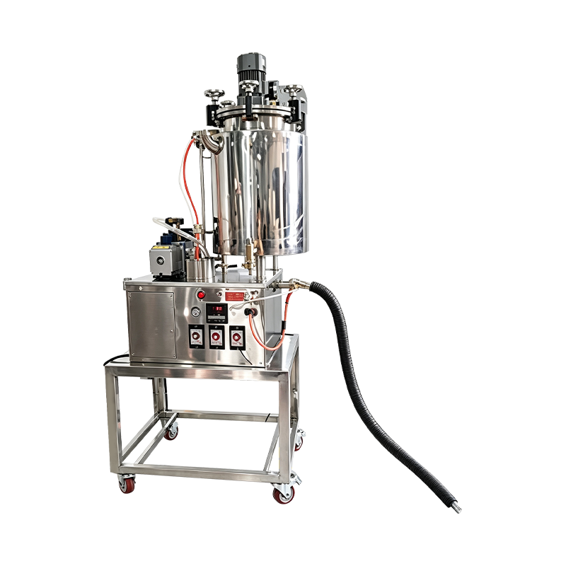 Machine de remplissage sous vide chauffée semi-automatique pour mascara cosmétique