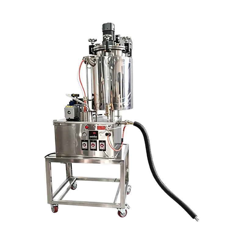 Machine de remplissage sous vide chauffée semi-automatique pour mascara cosmétique
