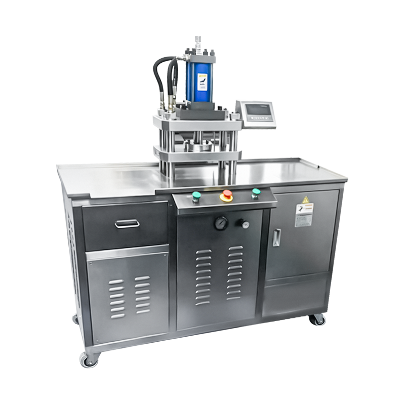 Machine de compactage de poudre hydraulique à pression supérieure semi-automatique pour le maquillage