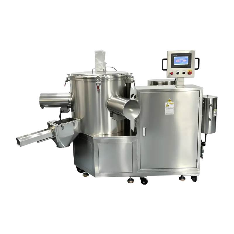 Mélangeur industriel de poudre cosmétique à cisaillement élevé 200L avec triple hachoir
